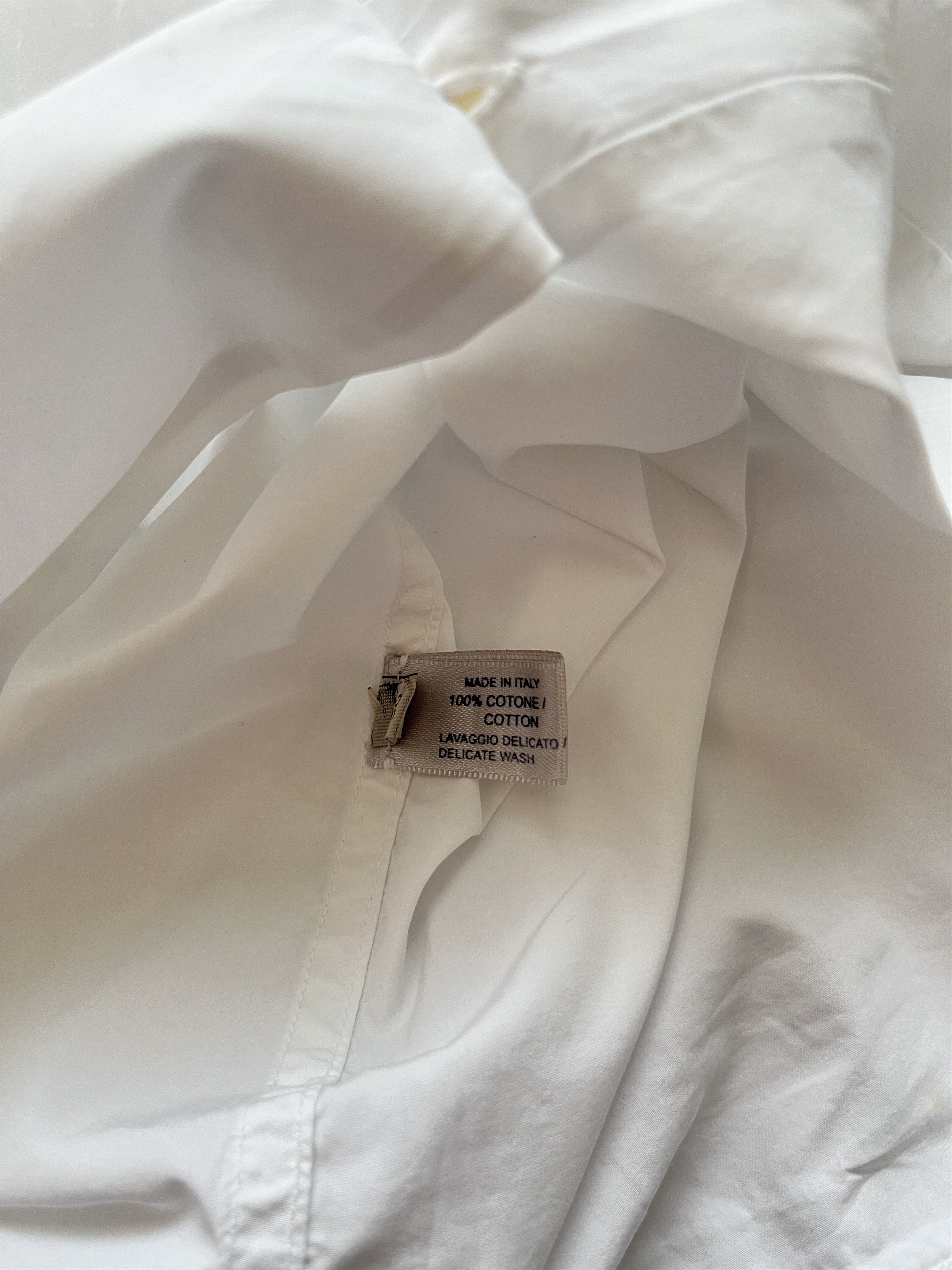 Bottega Veneta ⚡️QUICK SALE⚡️Bottega Veneta White Button Up Shirt Size US M / EU 48-50 / 2 - 5 Thumbnail