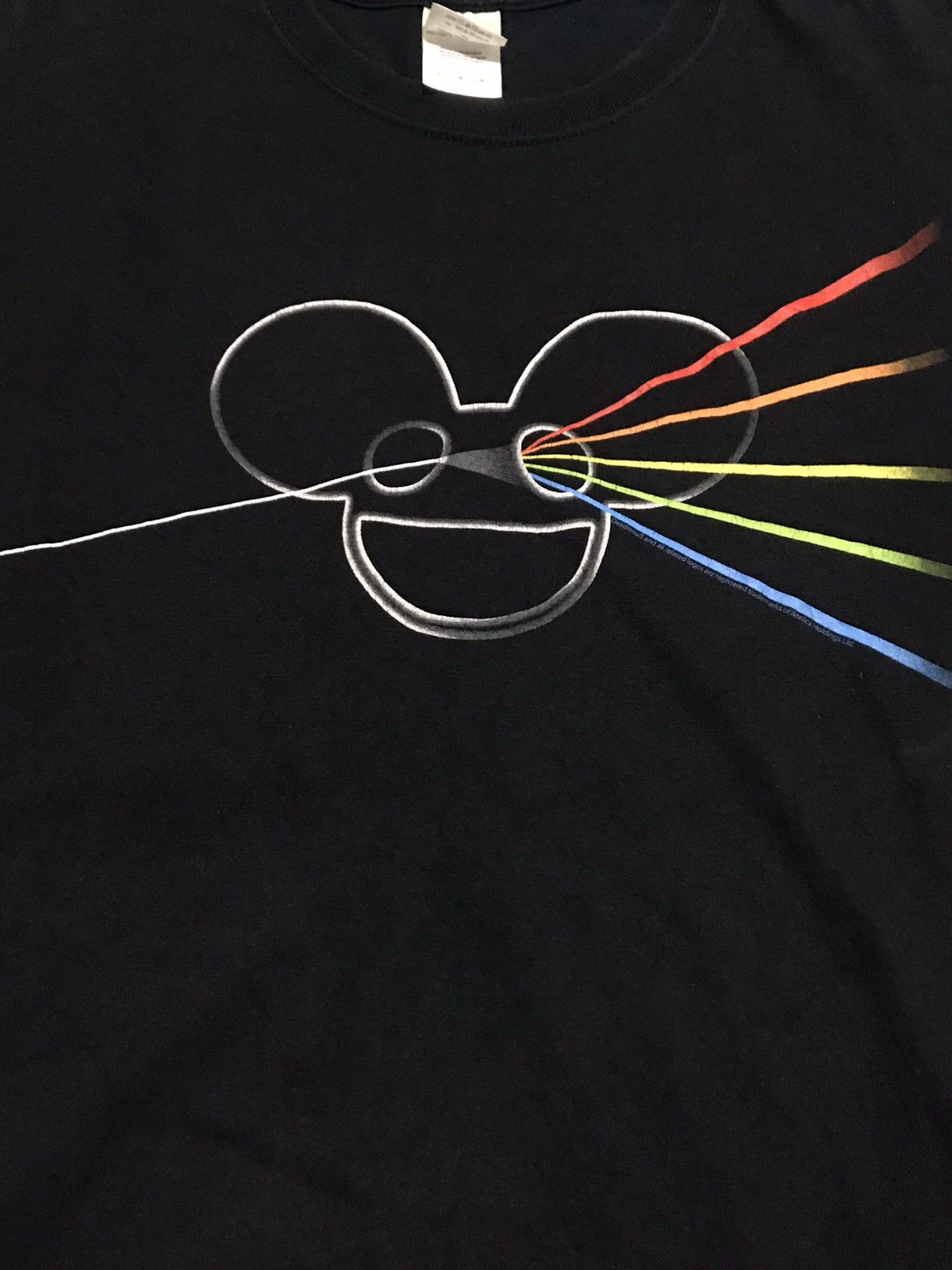 Band Tees × Vintage 💥RARE💥 Deadmau5 Dark Side Of The Moon Pink Floyd T-Shirt Size US L / EU 52-54 / 3 - 2 Thumbnail