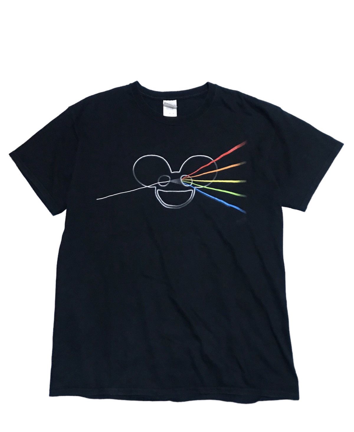 Band Tees × Vintage 💥RARE💥 Deadmau5 Dark Side Of The Moon Pink Floyd T-Shirt Size US L / EU 52-54 / 3 - 1 Thumbnail