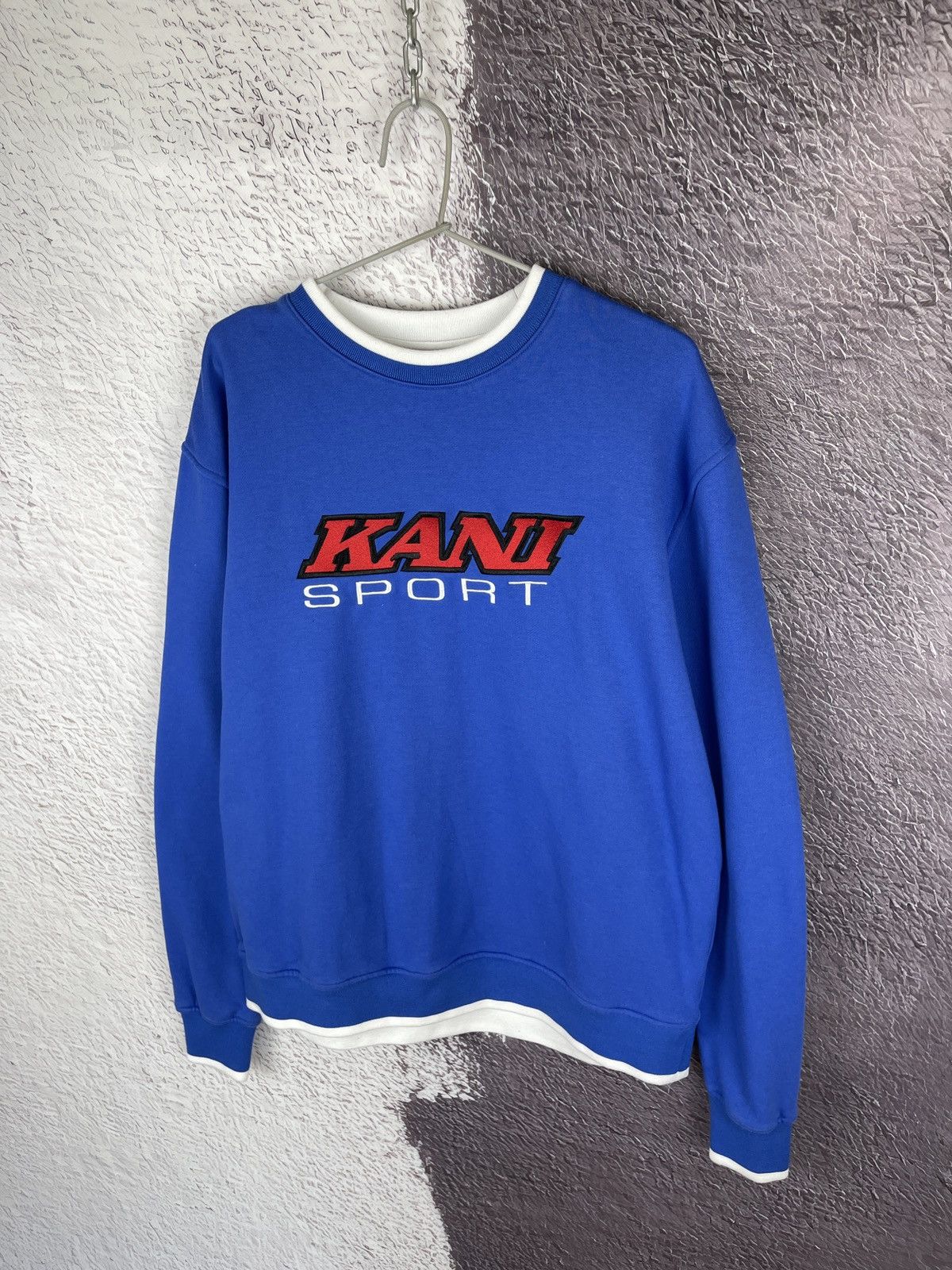 Karl Kani Kani Sport Karl vintage big logo blue sweatshirt sweater Size US M / EU 48-50 / 2 - 2 Thumbnail