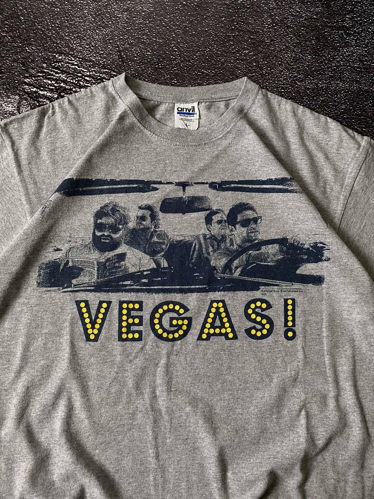 Vintage Y2K The Hangover Counting Cards Vegas Grey Movie Tee Shirt Size US L / EU 52-54 / 3 - 3 Thumbnail
