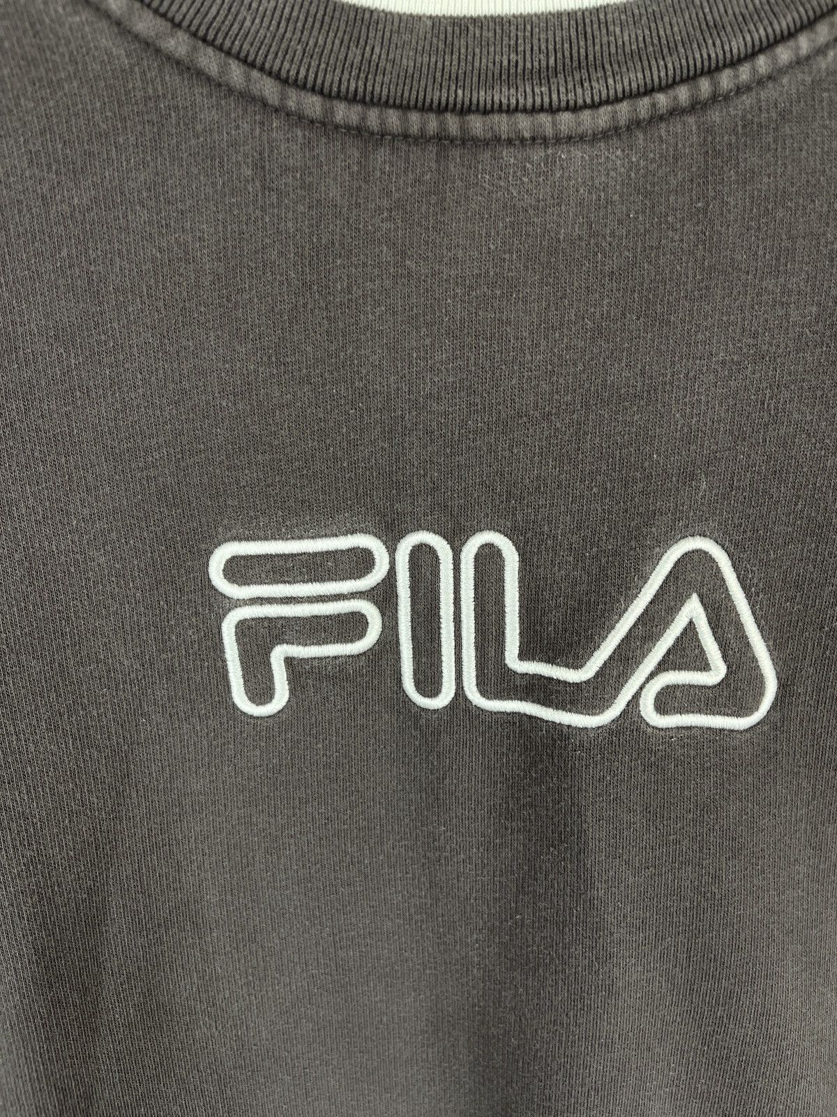 Fila Fila vintage grey big logo oversized sweatshirt faded Size US L / EU 52-54 / 3 - 8 Thumbnail