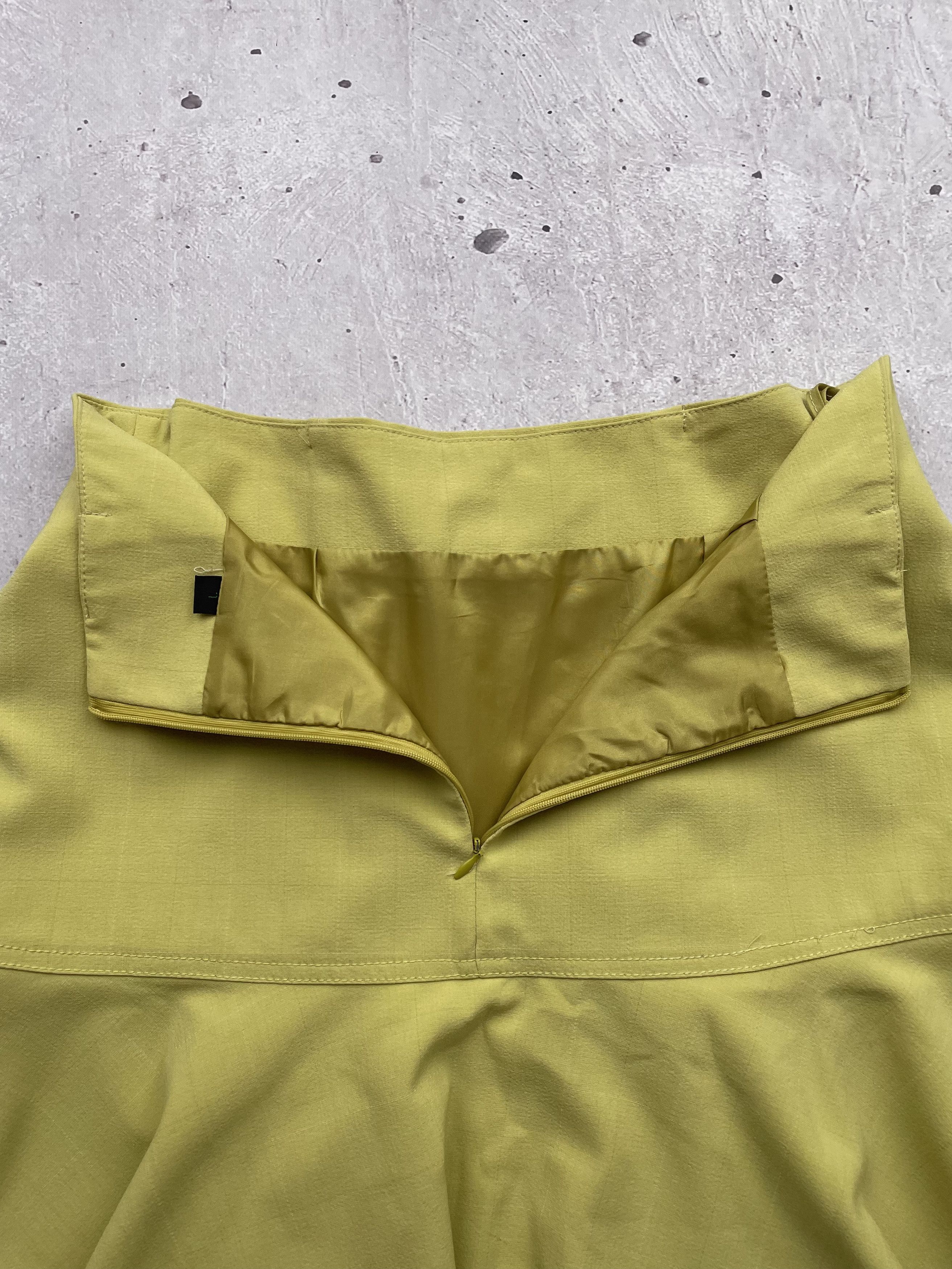 Other Vintage Flared Belt Amazing Mini Skirt Size 34" / US 12 / IT 48 - 7 Thumbnail