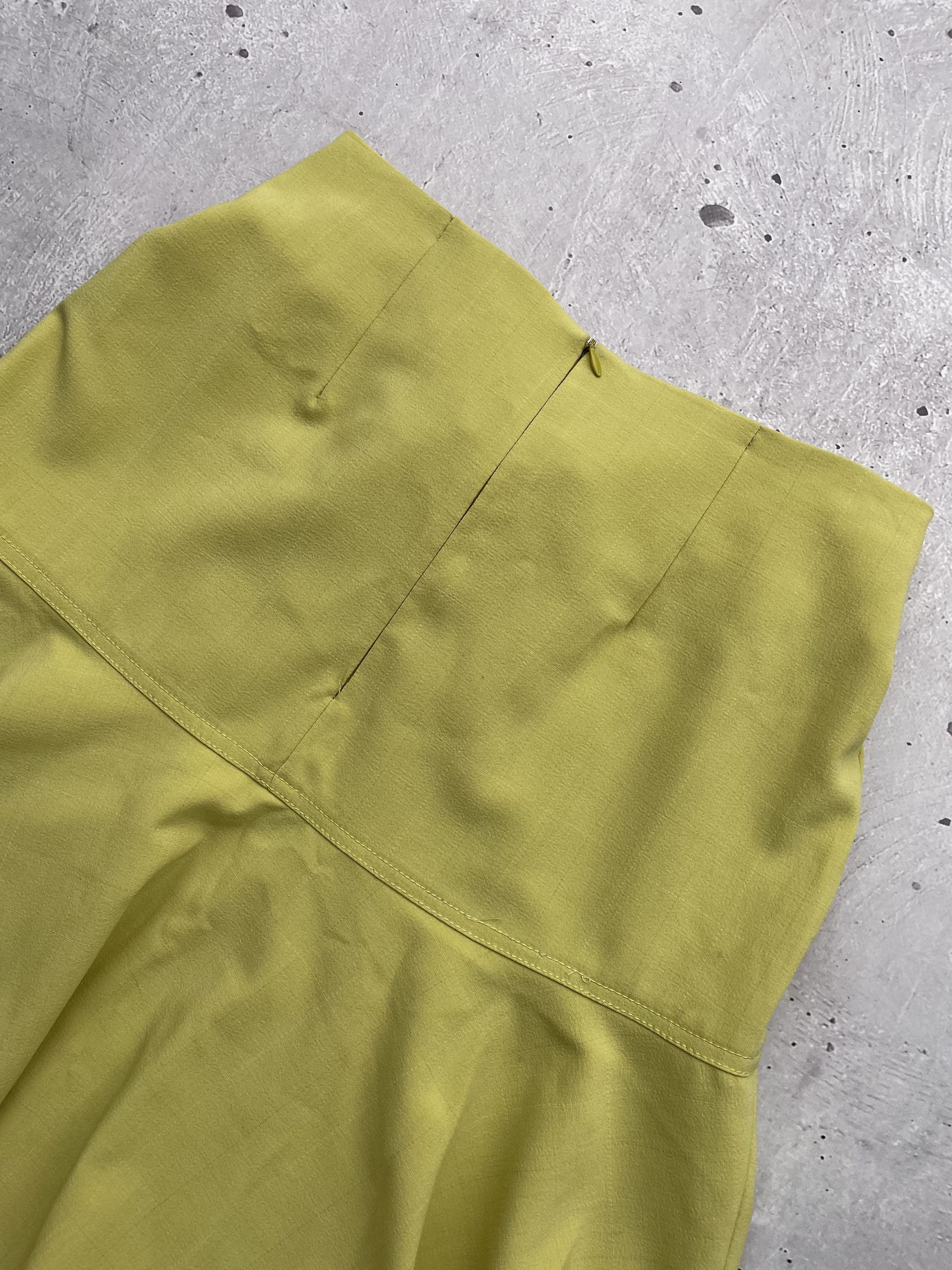 Other Vintage Flared Belt Amazing Mini Skirt Size 34" / US 12 / IT 48 - 5 Thumbnail