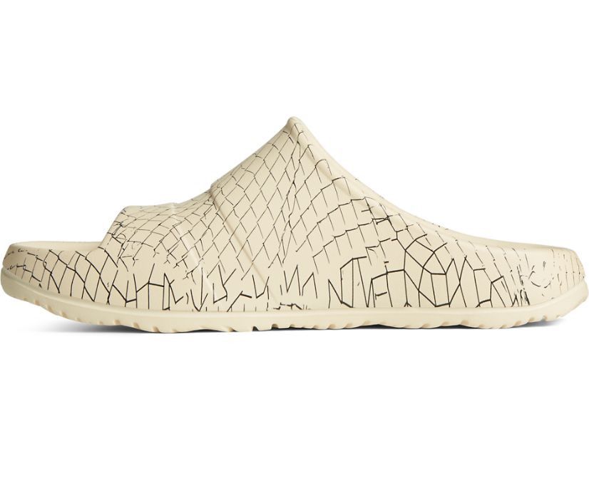 Pleasures × Sperry Fence Float Slides - Pleasures x Sperry Sandals Cream Beige Size US 8 / EU 41 - 3 Thumbnail