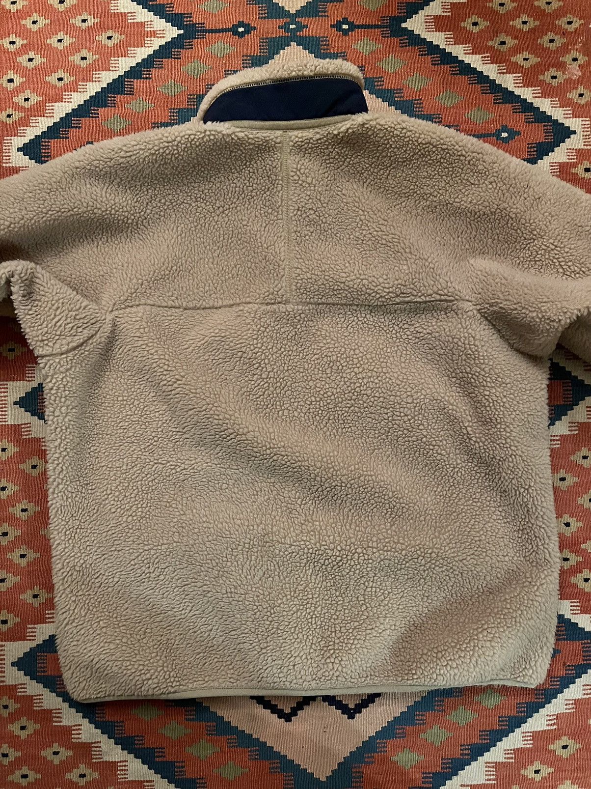 Patagonia Vintage patagonia fleece oatmeal deep pile synchilla Size US L / EU 52-54 / 3 - 2 Thumbnail