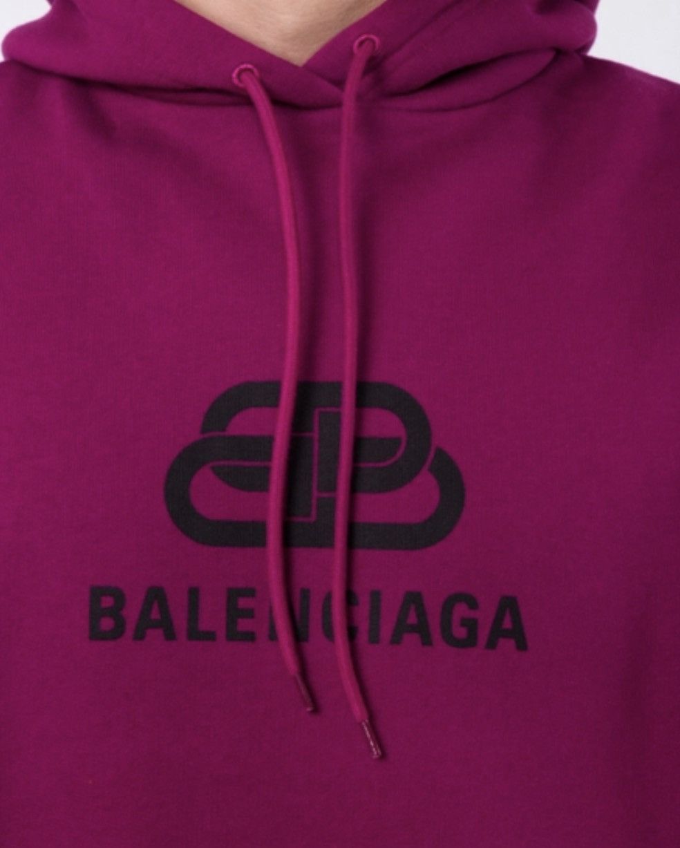 Balenciaga Bb Logo Drawstring Hoodie Size US L / EU 52-54 / 3 - 3 Thumbnail