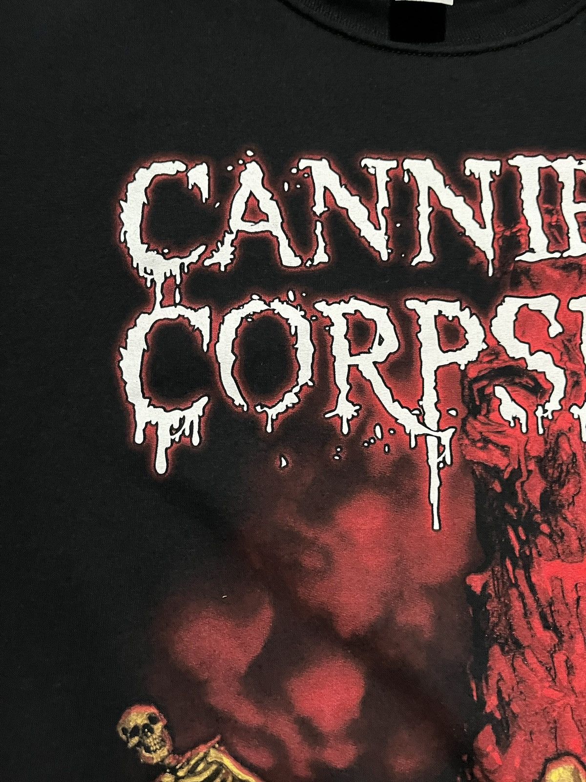 Vintage Vintage Y2K Cannibal Corpse Band Tee Size US XXL / EU 58 / 5 - 6 Thumbnail
