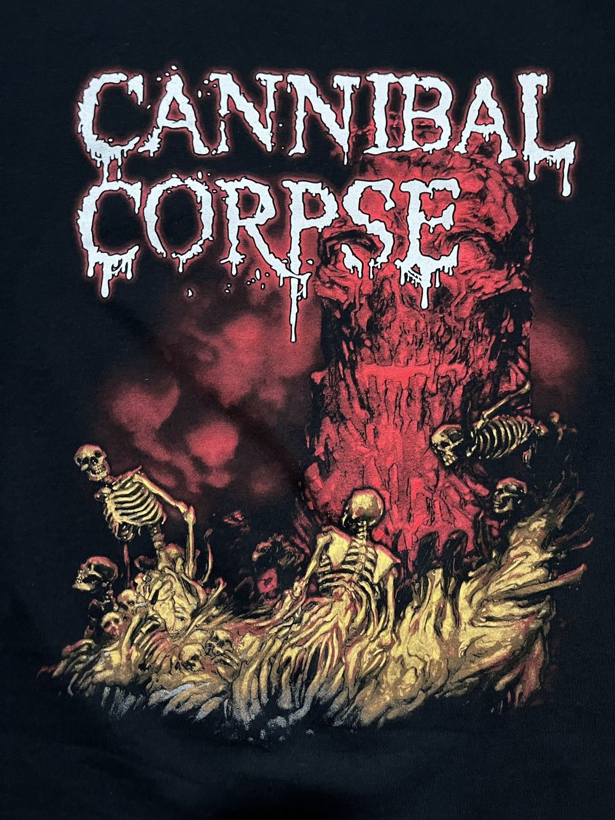 Vintage Vintage Y2K Cannibal Corpse Band Tee Size US XXL / EU 58 / 5 - 7 Thumbnail