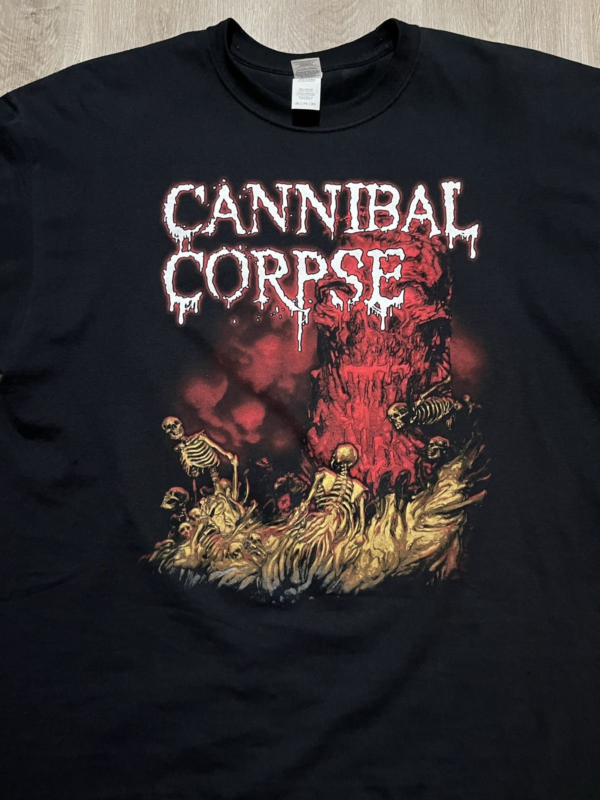 Vintage Vintage Y2K Cannibal Corpse Band Tee Size US XXL / EU 58 / 5 - 2 Thumbnail