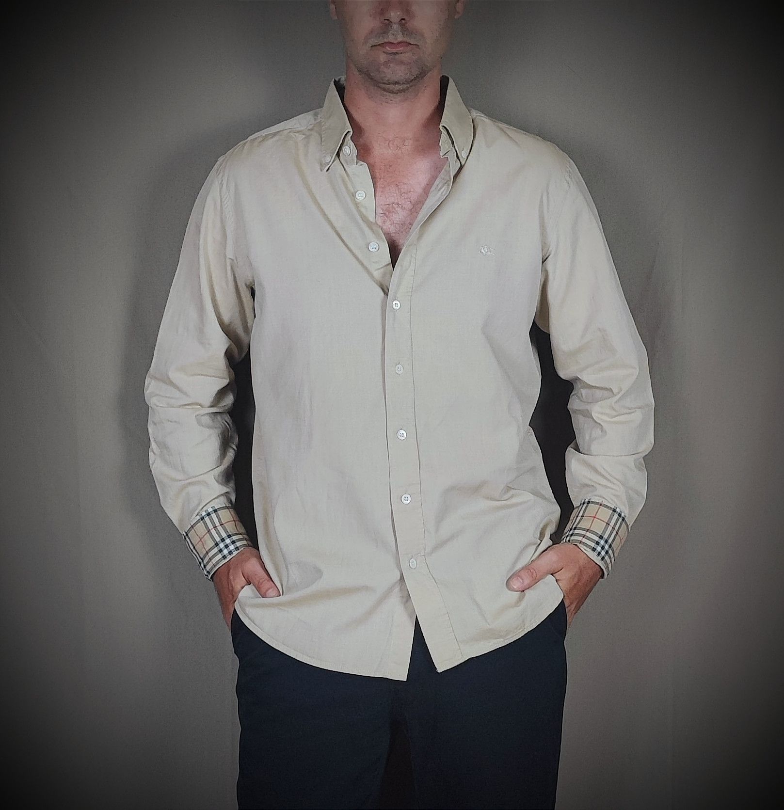 Burberry Burberry Shirt L Size US L / EU 52-54 / 3 - 6 Thumbnail