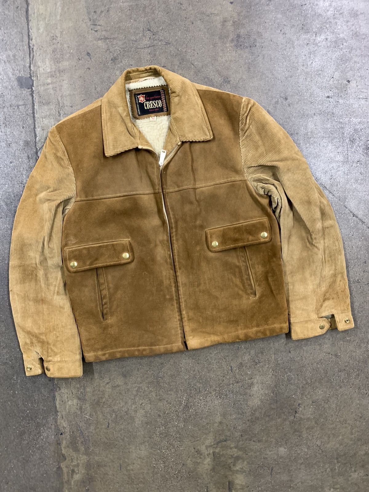 Vintage Vintage Cresco Corduroy and Suede Jacket | Grailed