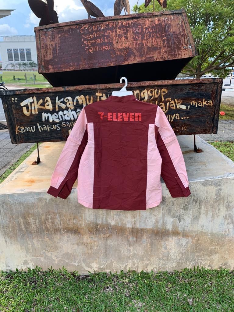 Japanese Brand Vintage 7Eleven 90s Uniform Size US M / EU 48-50 / 2 - 2 Thumbnail