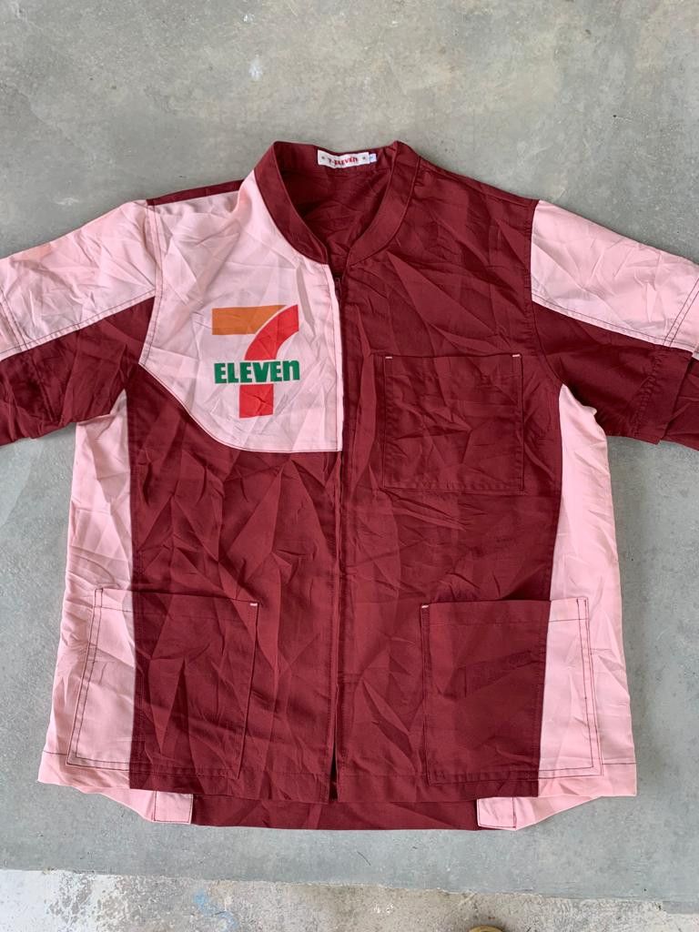 Japanese Brand Vintage 7Eleven 90s Uniform Size US M / EU 48-50 / 2 - 5 Thumbnail