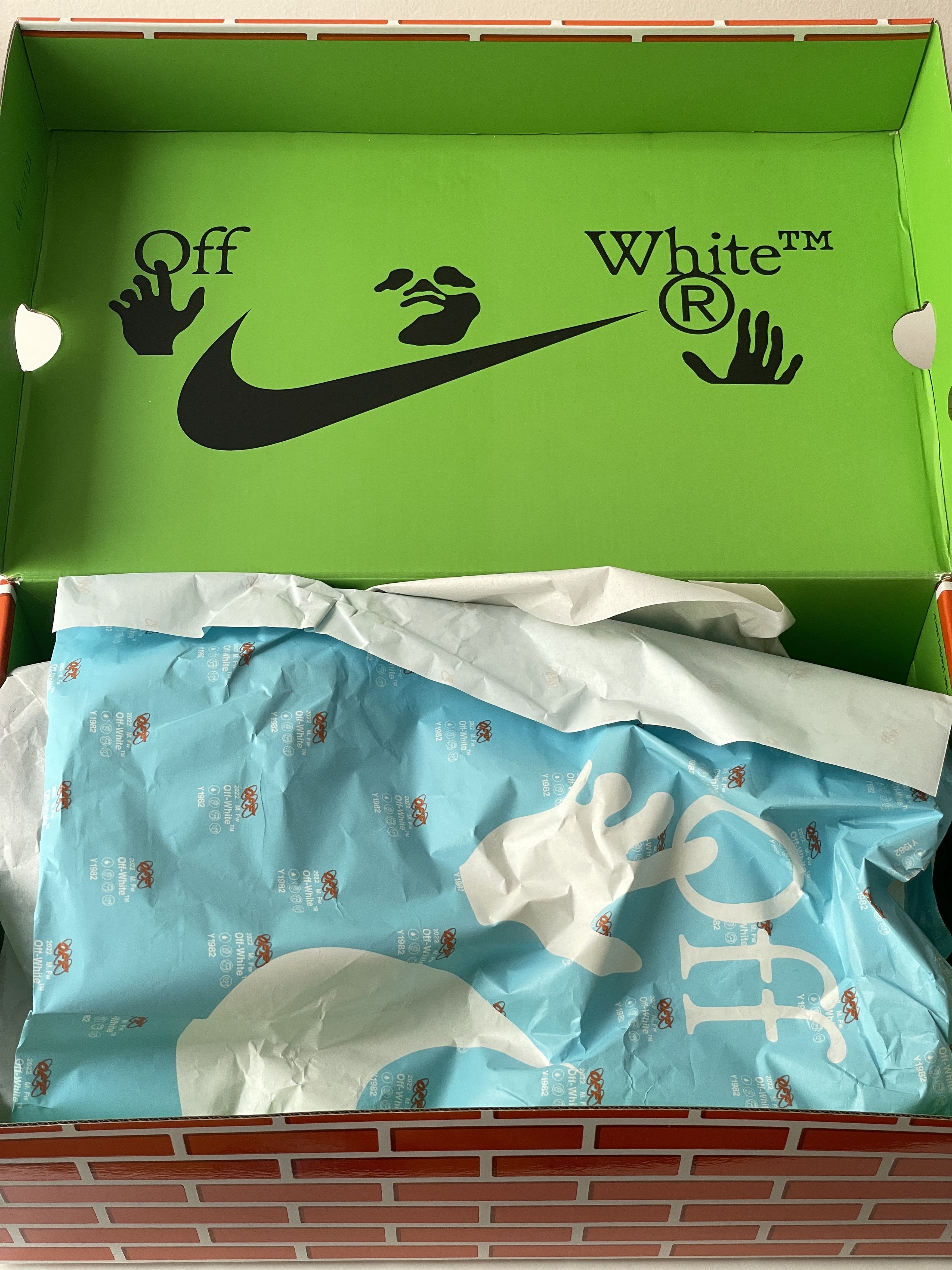 Nike × Off-White Sz 9 - Nike Air Force 1 Mid Off-White Black 2022 DO6290-001 Size US 9 / EU 42 - 7 Thumbnail