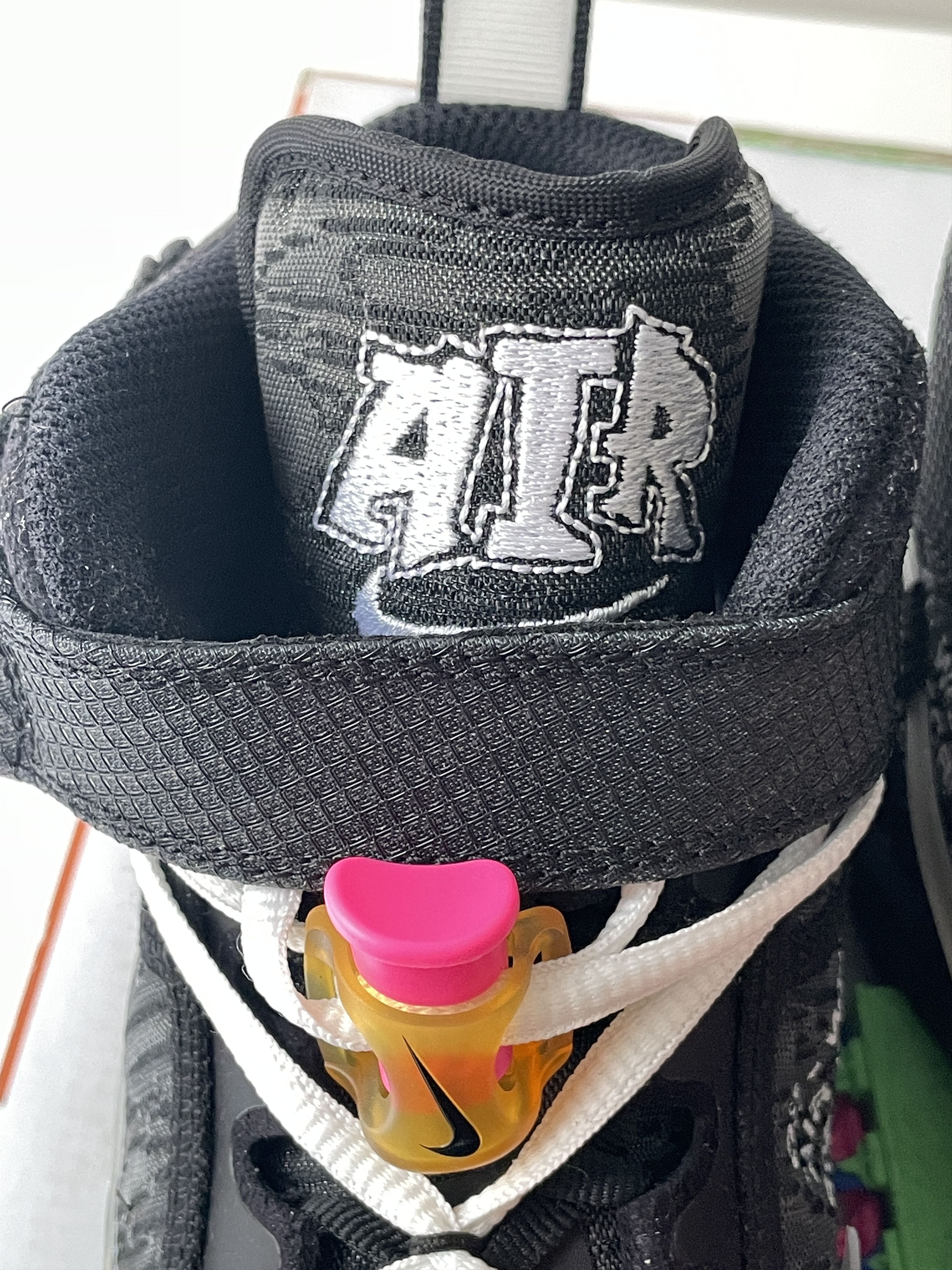 Nike × Off-White Sz 9 - Nike Air Force 1 Mid Off-White Black 2022 DO6290-001 Size US 9 / EU 42 - 6 Thumbnail