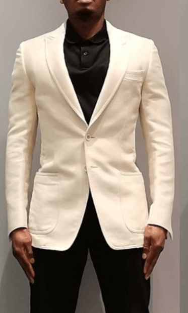 o1loc1c0823 Jacket in White