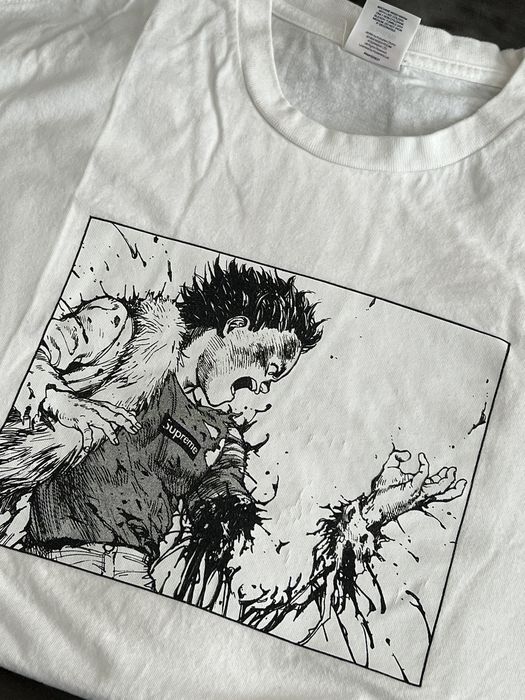 Supreme akira store arm tee white