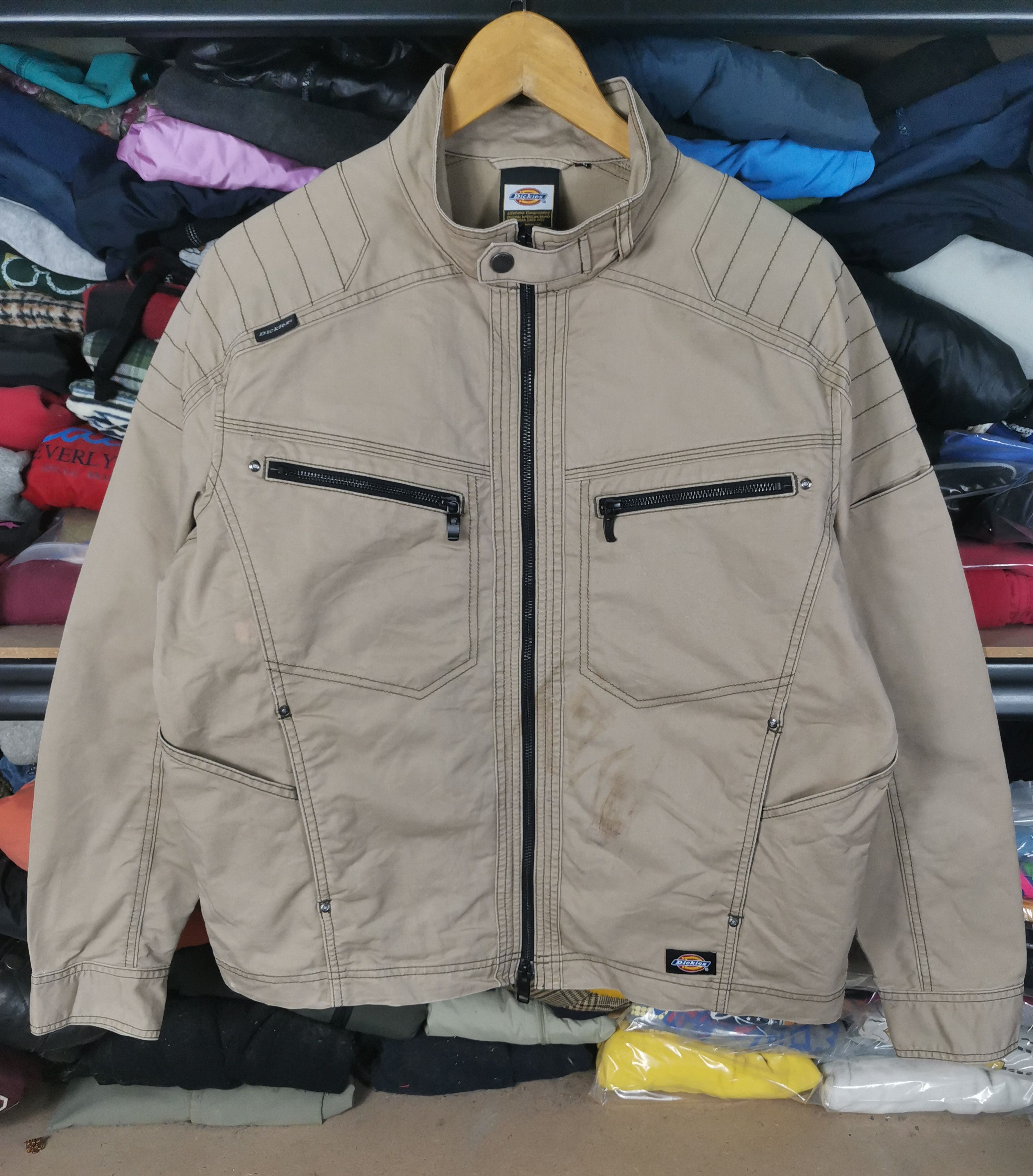 image of Vintage Dickies Workwear Detroit Jacket in All Nude, Men's (Size Large)