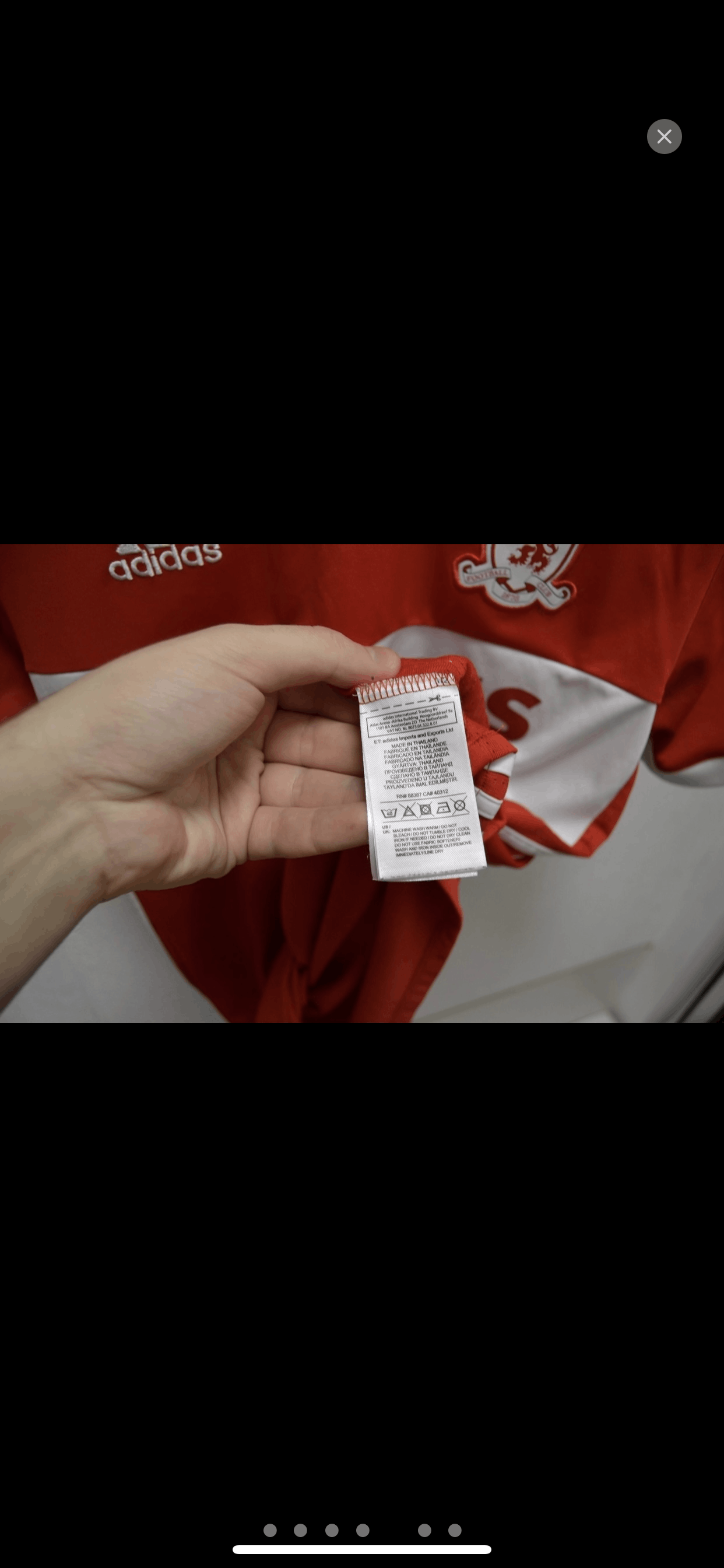 Adidas Middlesbrough Adidas soccer jersey M size red Size US M / EU 48-50 / 2 - 5 Thumbnail