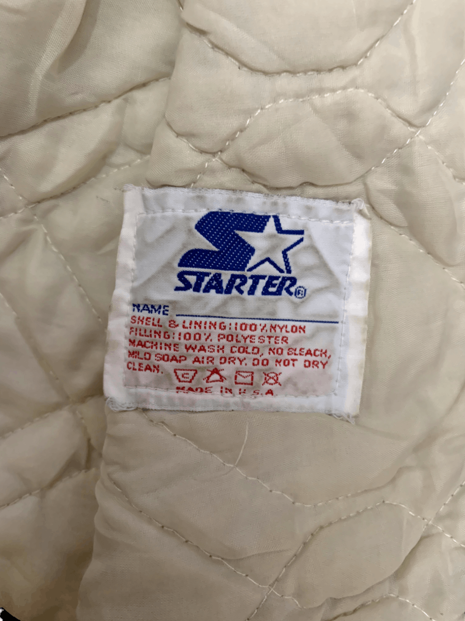 MLB × Starter Vintage 90s Chicago White Sox Satin Varsity Bomber Jacket Size US L / EU 52-54 / 3 - 4 Thumbnail