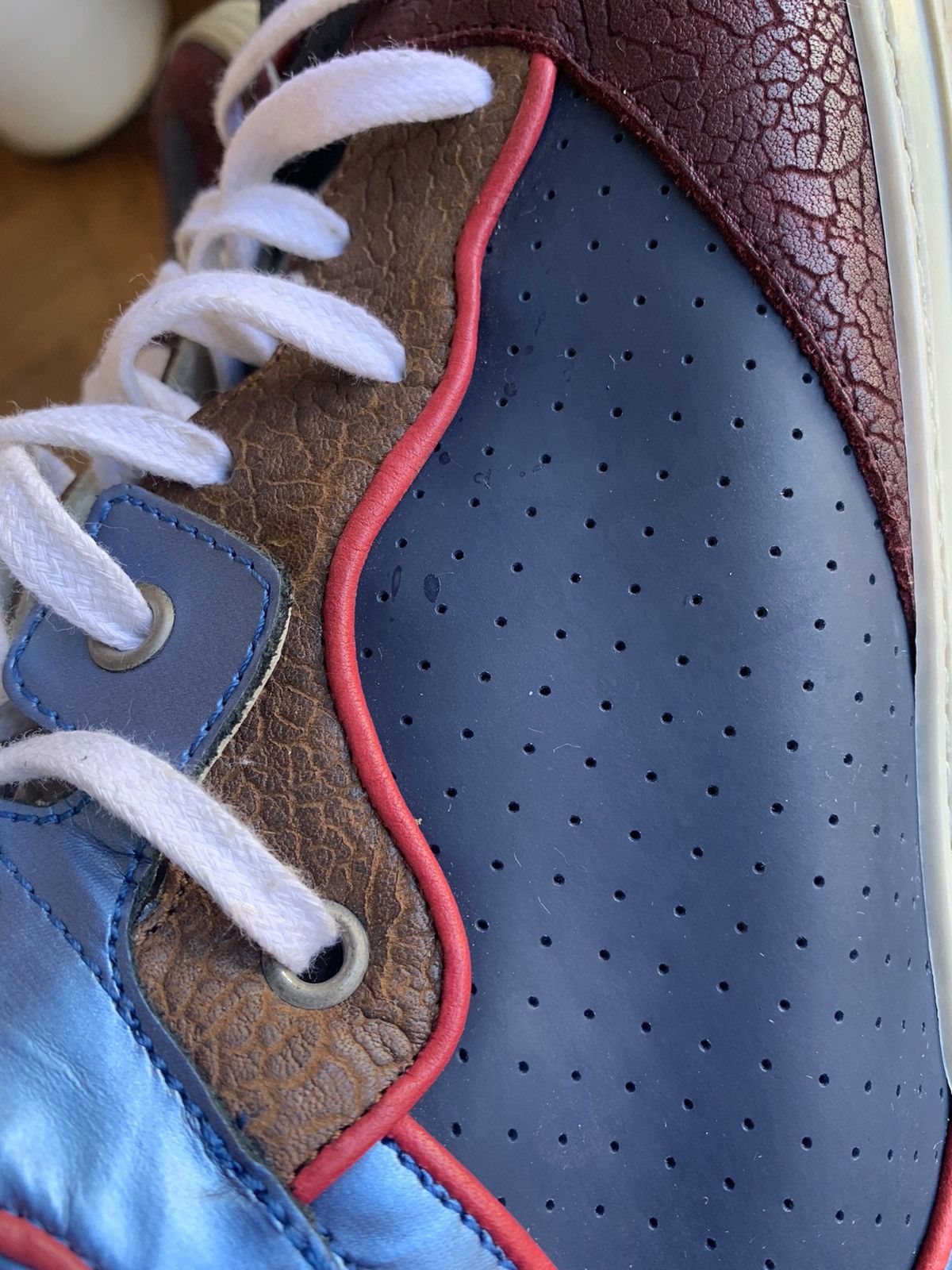 Balenciaga Rare Balenciaga Hi-Top Sneakers in Multicolor Leather Size US 9 / EU 42 - 19 Thumbnail