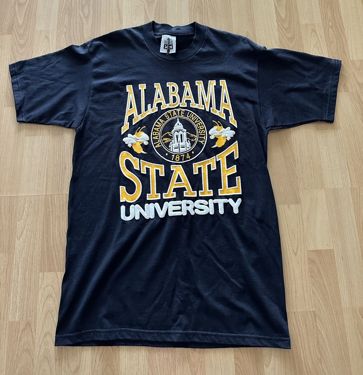 Lee × Vintage Vintage 90s HBCU 'Alabama State University' 90s Tee Size US L / EU 52-54 / 3 - 1 Thumbnail