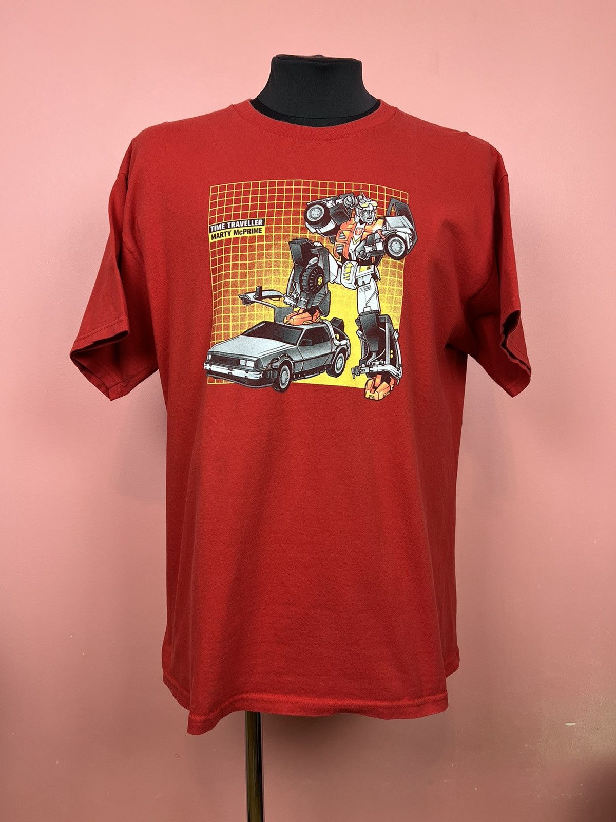 Band Tees Time traveler vintage rare tee shirt transformers Size US XL / EU 56 / 4 - 1 Thumbnail