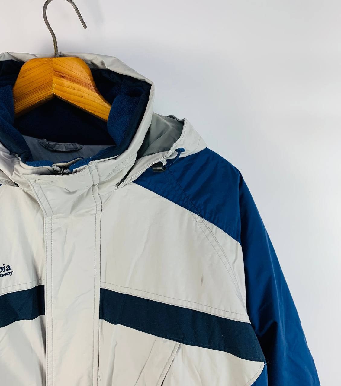 Columbia Columbia down jacket gray blue XL Size US XL / EU 56 / 4 - 3 Thumbnail