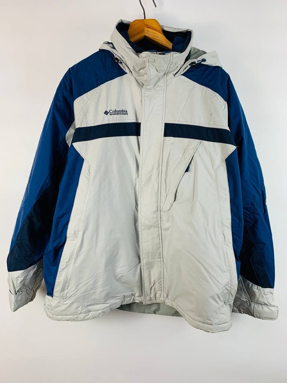 Columbia Columbia down jacket gray blue XL Size US XL / EU 56 / 4 - 1 Thumbnail