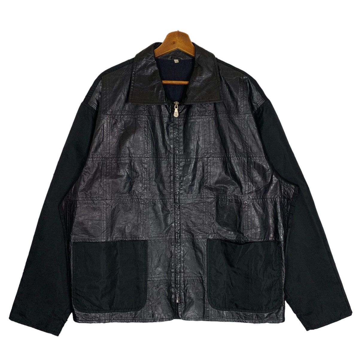 Vintage Verri Leather Zipper Jacket