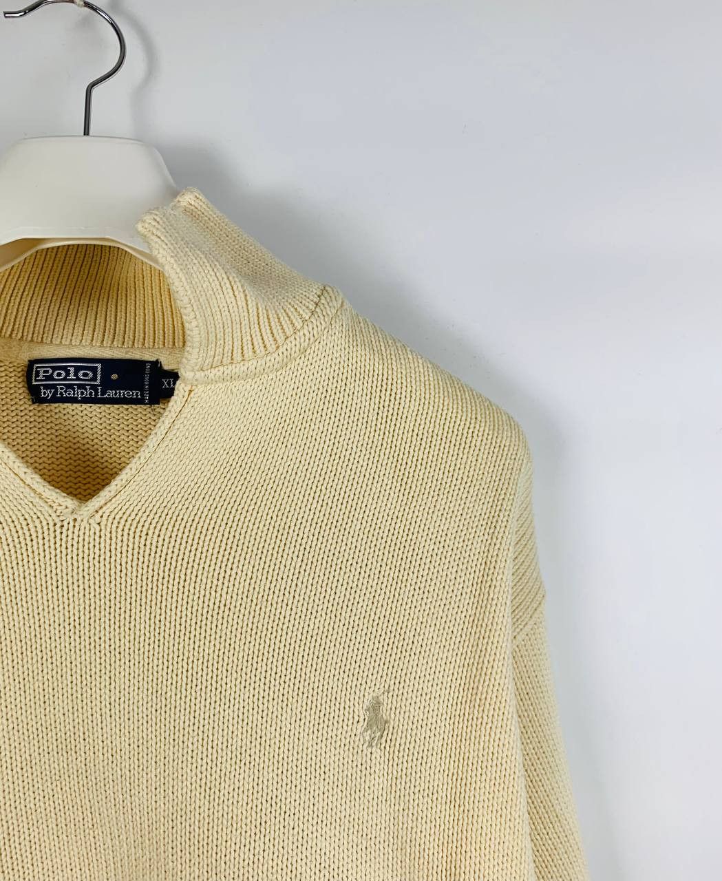 Polo Ralph Lauren Polo Ralph Lauren sweater yellow XL Size US XL / EU 56 / 4 - 4 Thumbnail