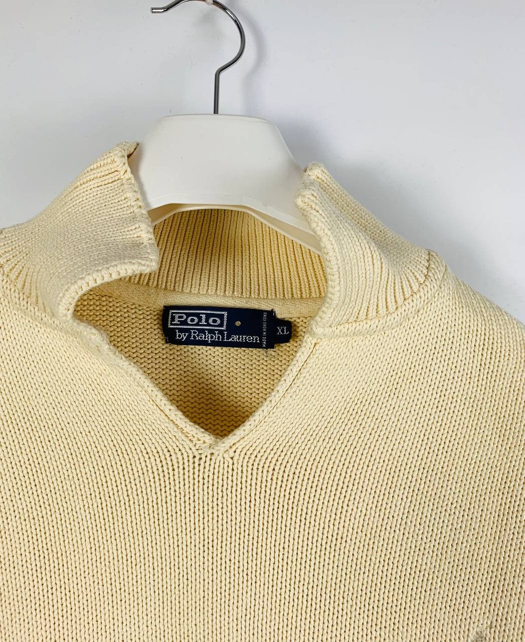 Polo Ralph Lauren Polo Ralph Lauren sweater yellow XL Size US XL / EU 56 / 4 - 2 Thumbnail