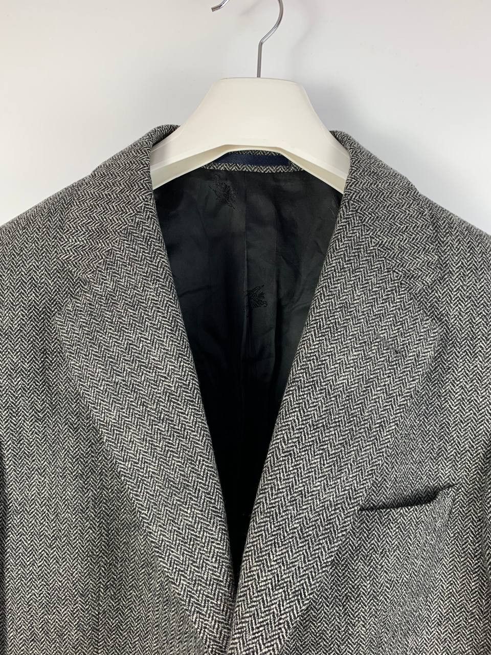 Burberry Burberry vintage blazer grey cotton Size 36S - 2 Thumbnail