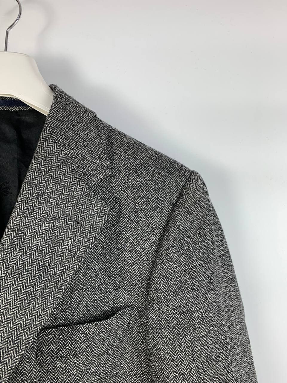 Burberry Burberry vintage blazer grey cotton Size 36S - 4 Thumbnail