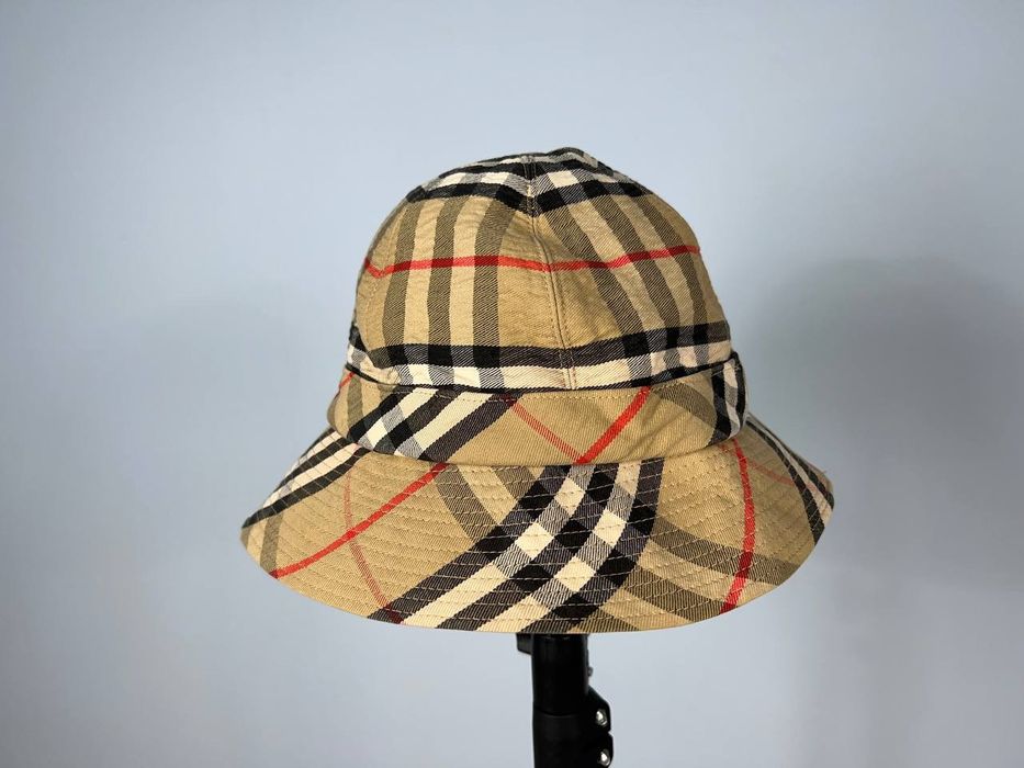 Burberry bucket hat clearance grailed