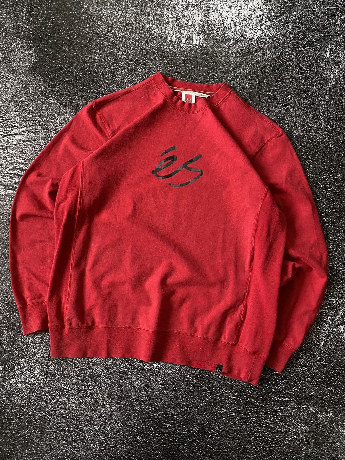 eS Vintage 90s Es Skateboarding Baggy Crewneck Sweatshirt Size US M / EU 48-50 / 2 - 2 Thumbnail