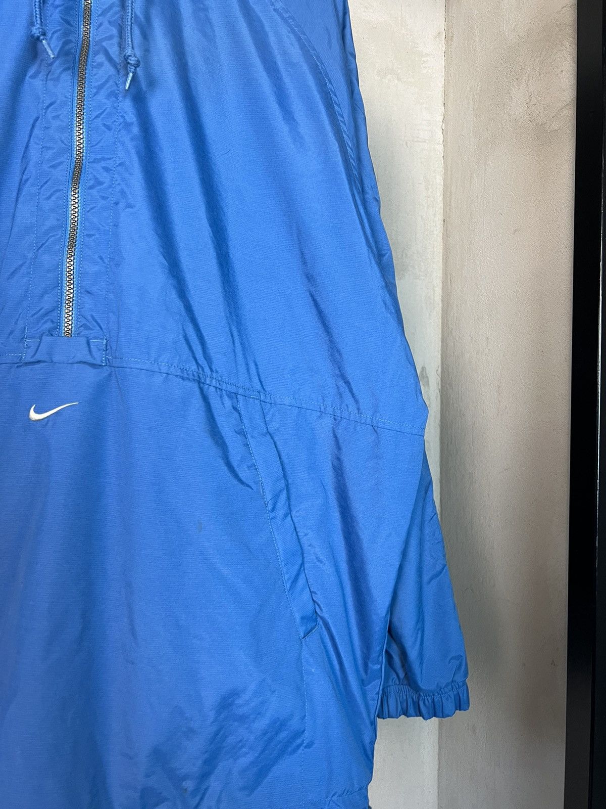 Nike × Vintage •Free shipping• Nike Vintage Anorak 90's Blue Size US L / EU 52-54 / 3 - 5 Thumbnail