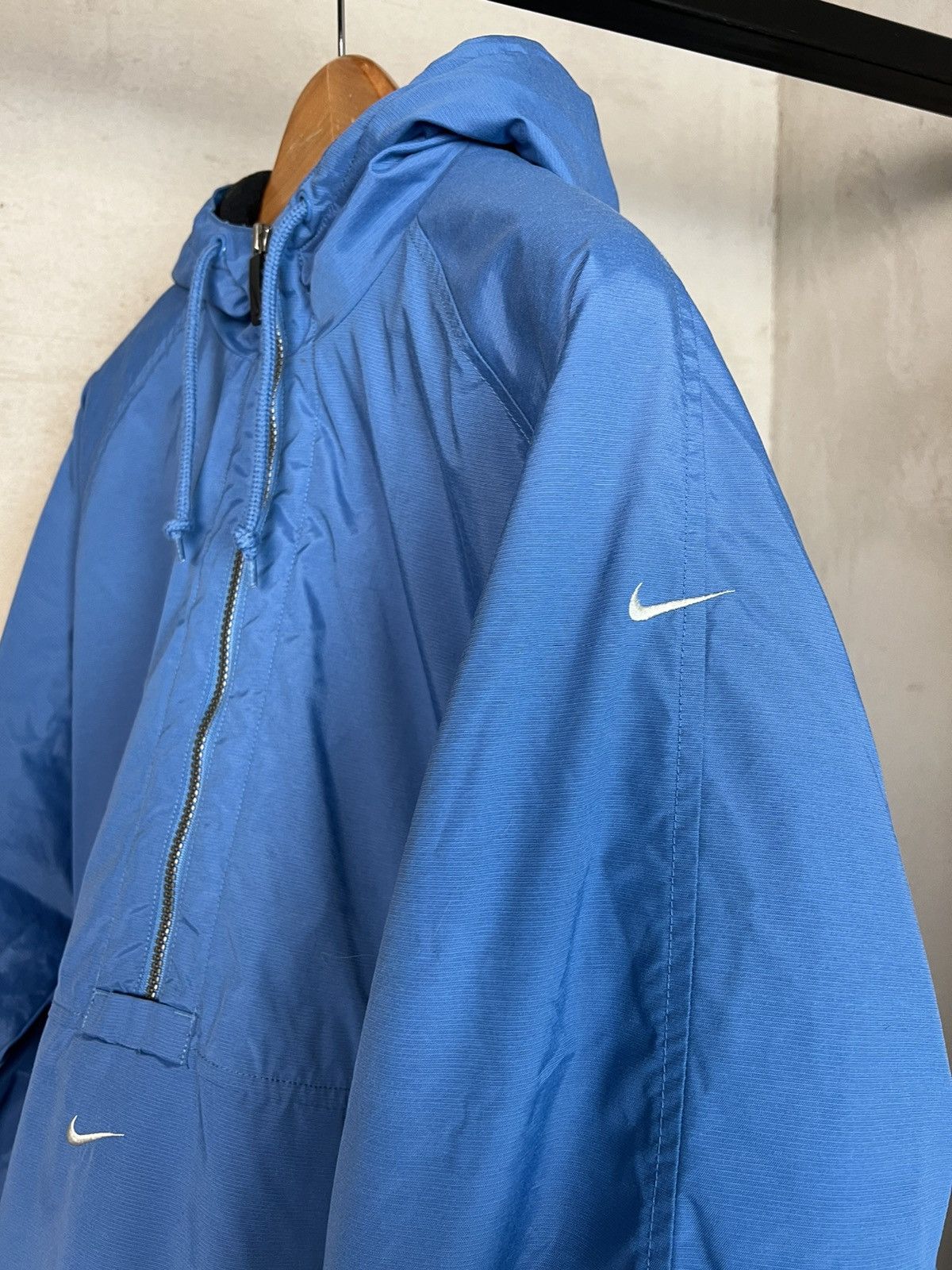 Nike × Vintage •Free shipping• Nike Vintage Anorak 90's Blue Size US L / EU 52-54 / 3 - 8 Thumbnail