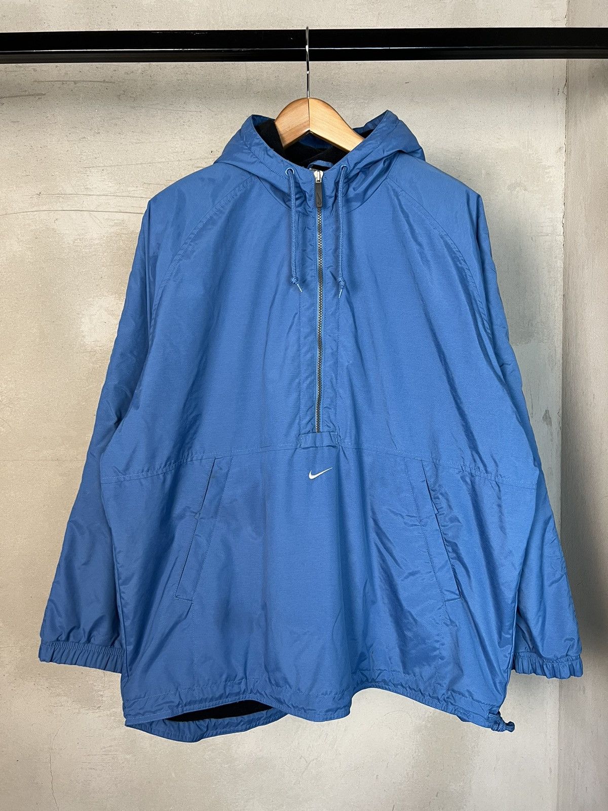 Nike × Vintage •Free shipping• Nike Vintage Anorak 90's Blue Size US L / EU 52-54 / 3 - 2 Thumbnail