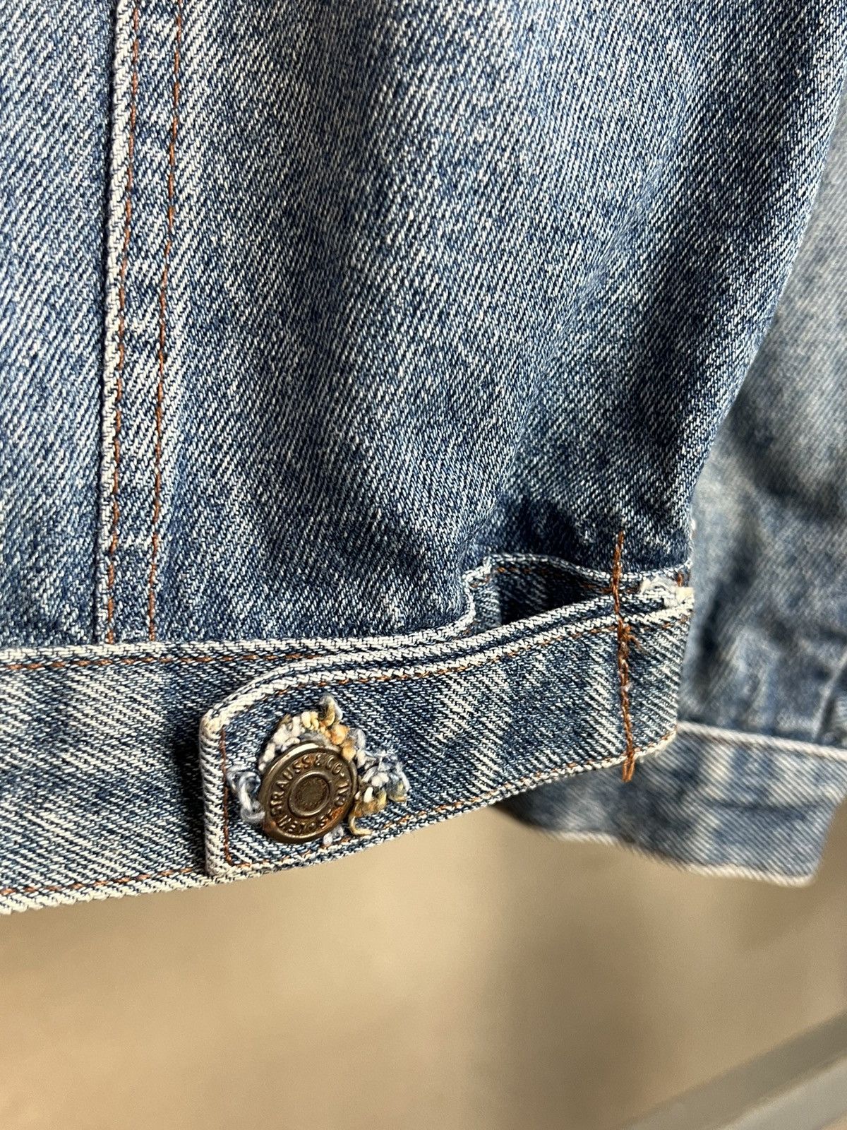 Levi's × Vintage Vintage LEVIS 501 Denim Jacket Trucker 80s Size 34 Size US M / EU 48-50 / 2 - 6 Thumbnail