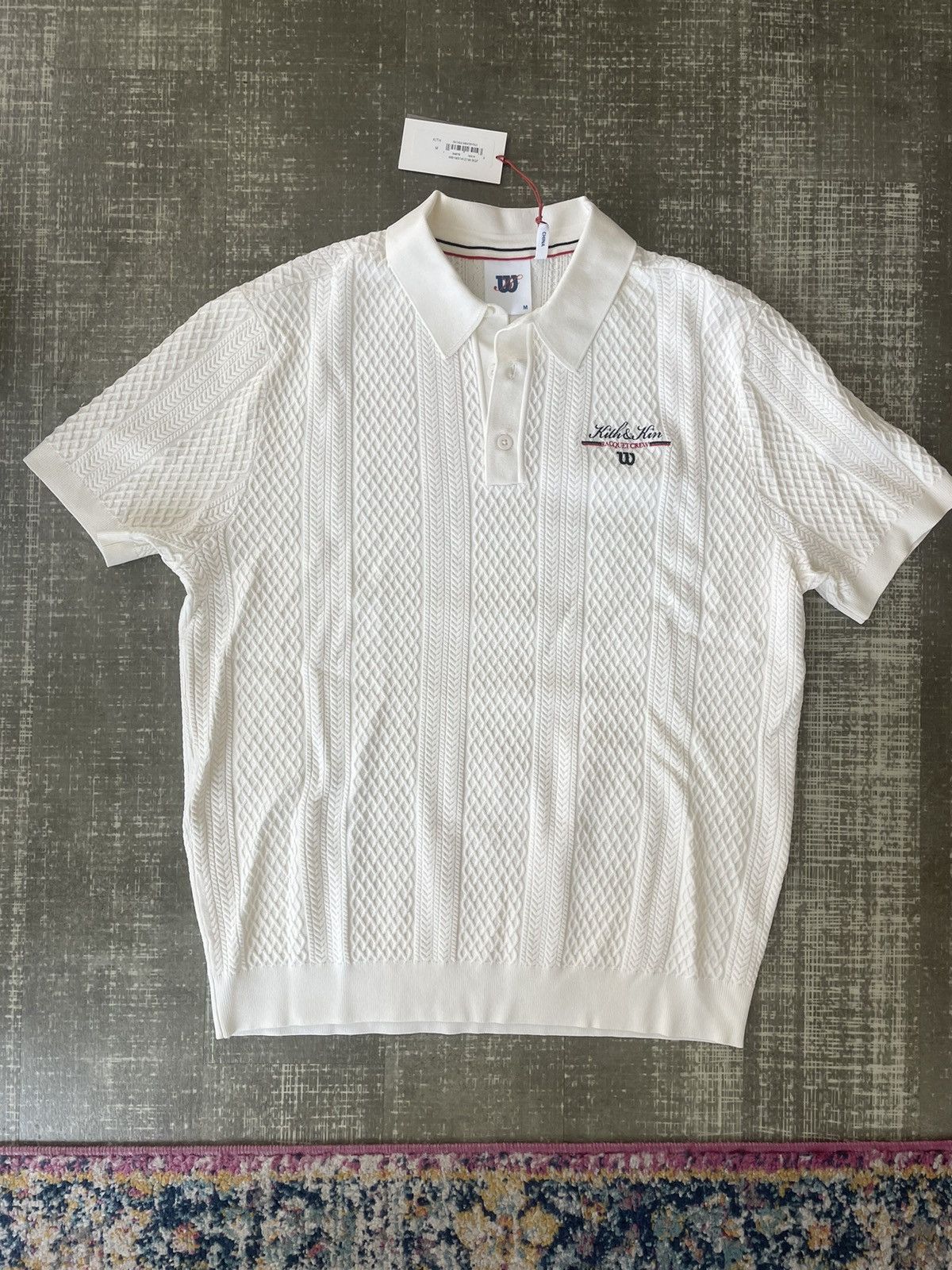 Kith × Wilson Athletics Kith Wilson Essex Sweater Polo - Bright 