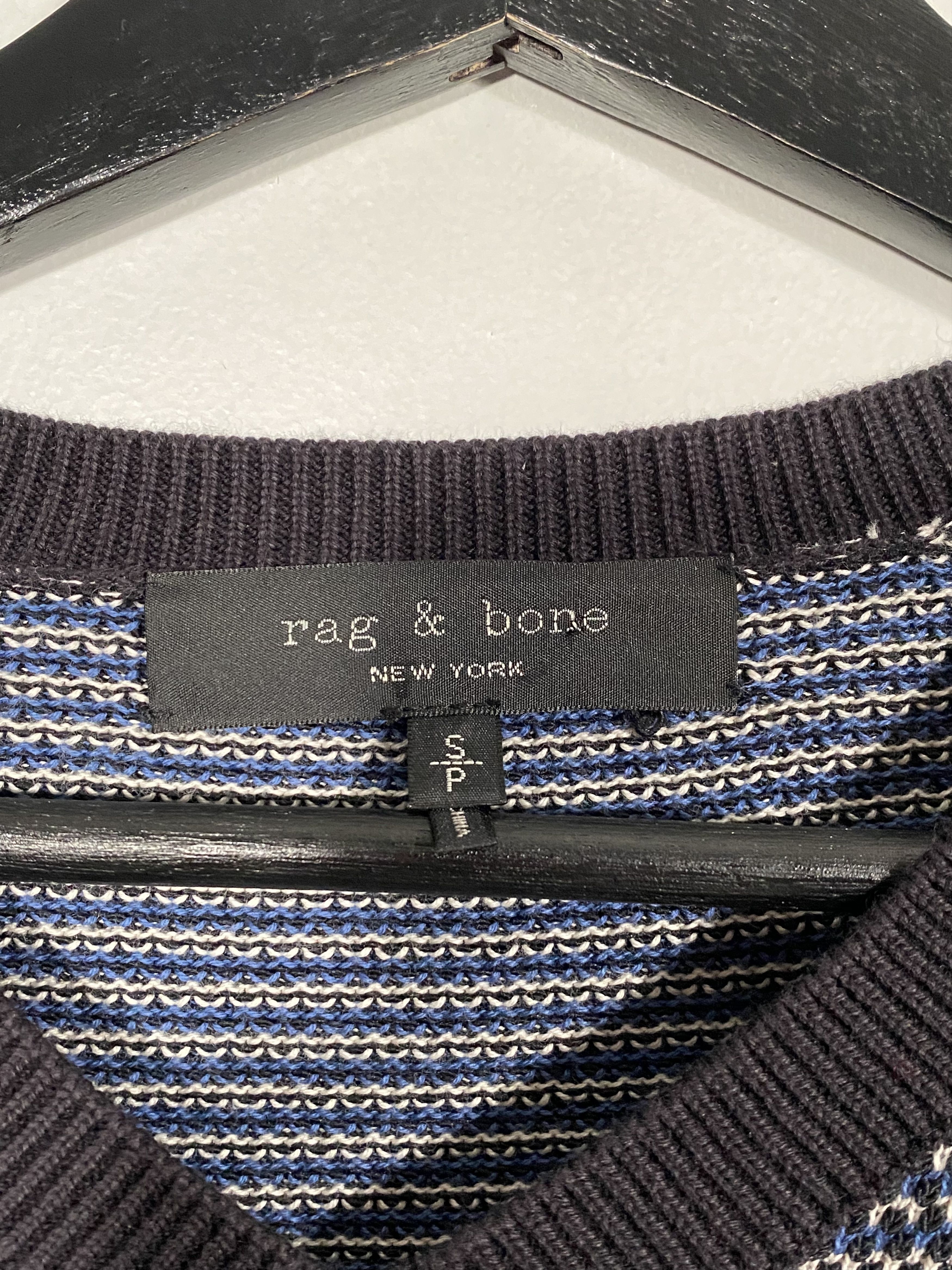 Rag & Bone Rag & Bone Cotton Nylon V-Neck Sweater Size US S / EU 44-46 / 1 - 2 Thumbnail
