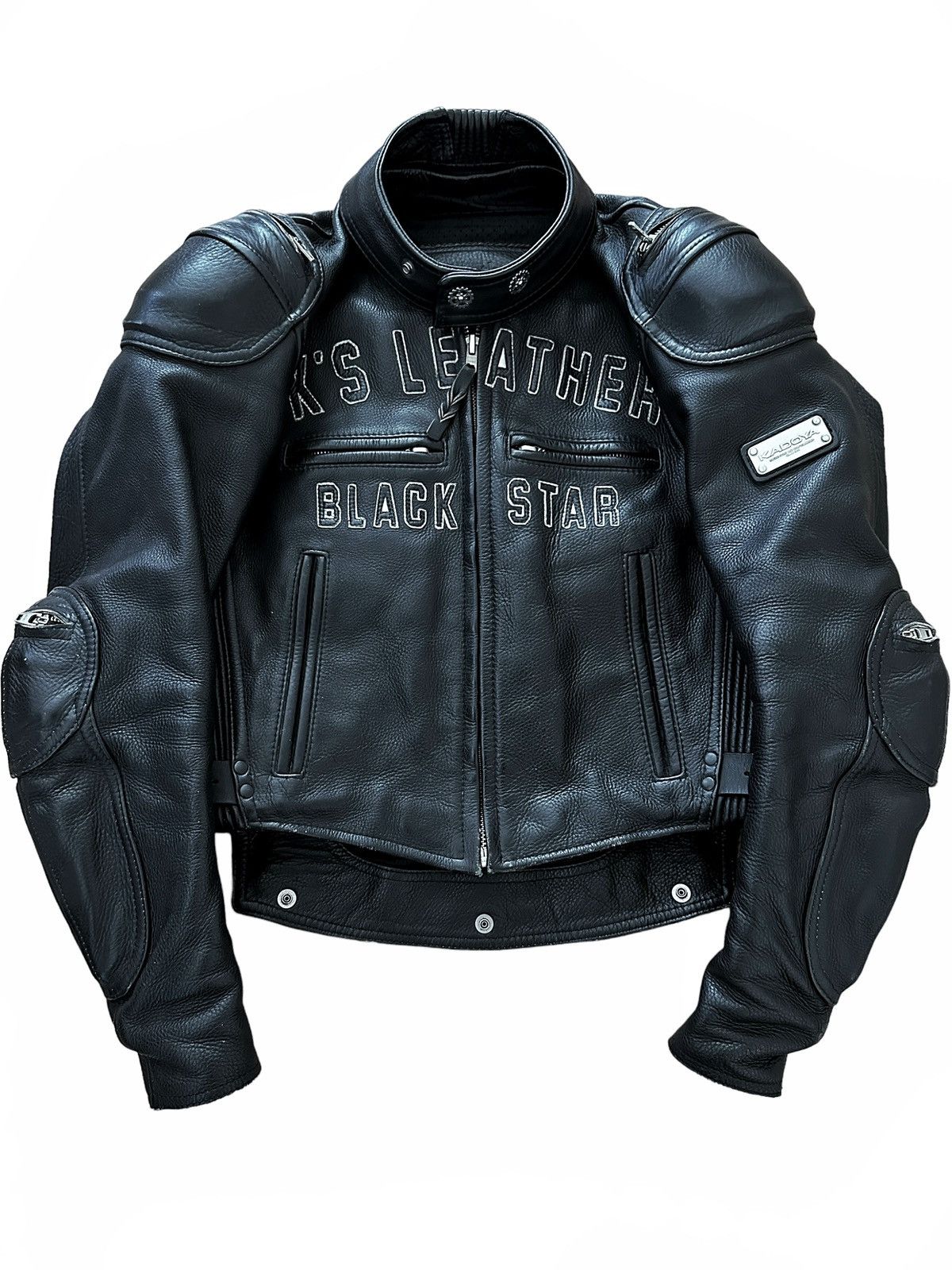 KADOYA BLACK STAR leather jacket 希少品です KADOYA Black Star Jacket Genuine Leather S | eBay