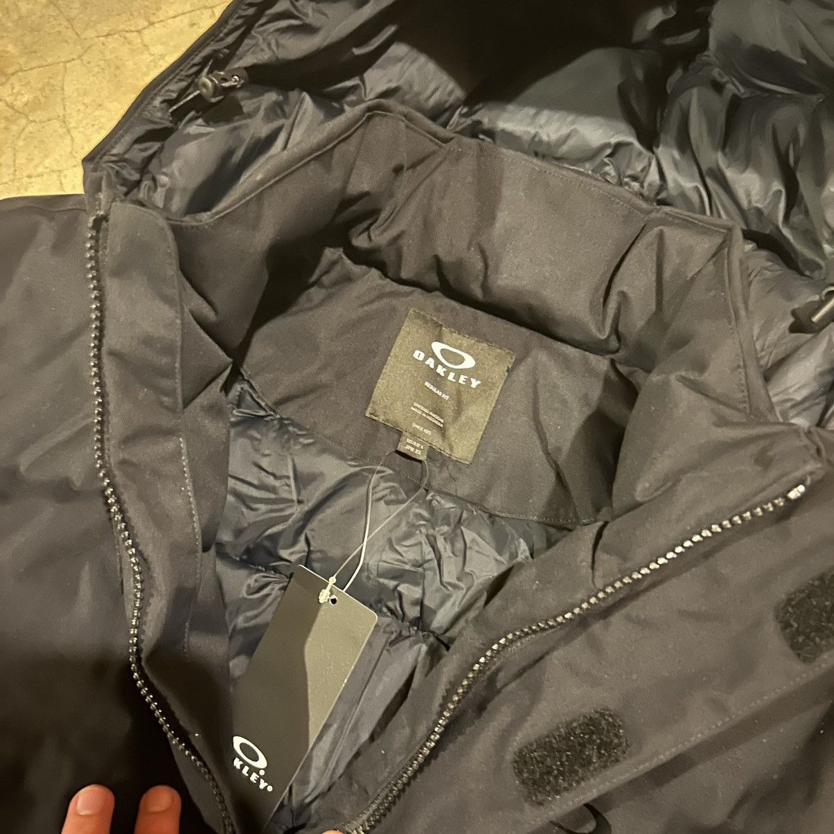 Oakley Crazy Vintage Y2K Oakley City Parka Down Fill Jacket Opium 🕷️ Size US L / EU 52-54 / 3 - 4 Thumbnail