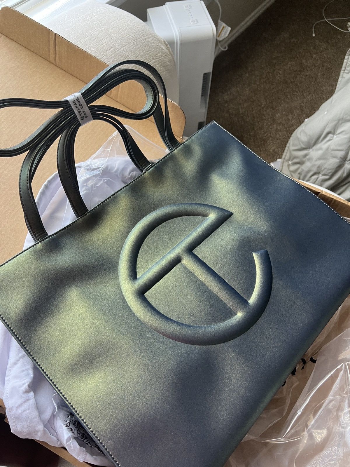 Telfar Telfar Large Shopping Bag Acid Grailed