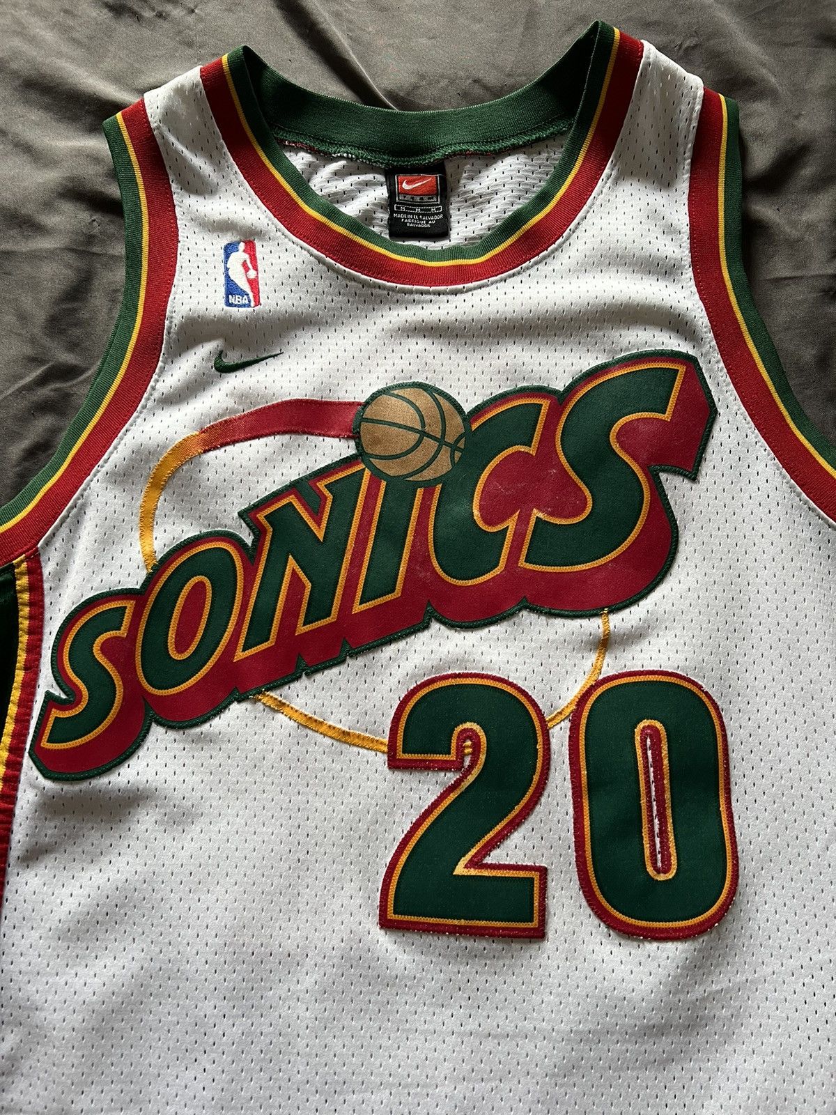NBA × Nike × Vintage Gary Payton Nike Swingman jersey Medium Size US M / EU 48-50 / 2 - 2 Thumbnail