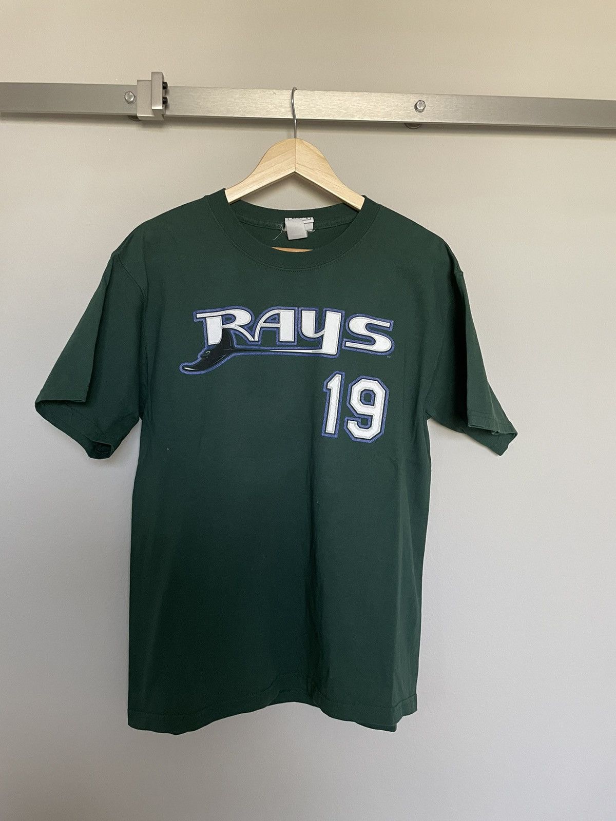 Russell Athletic, Shirts, Vintage Usa Made Russell Athletic Tampa Bay  Devil Rays Mlb Jersey Xl