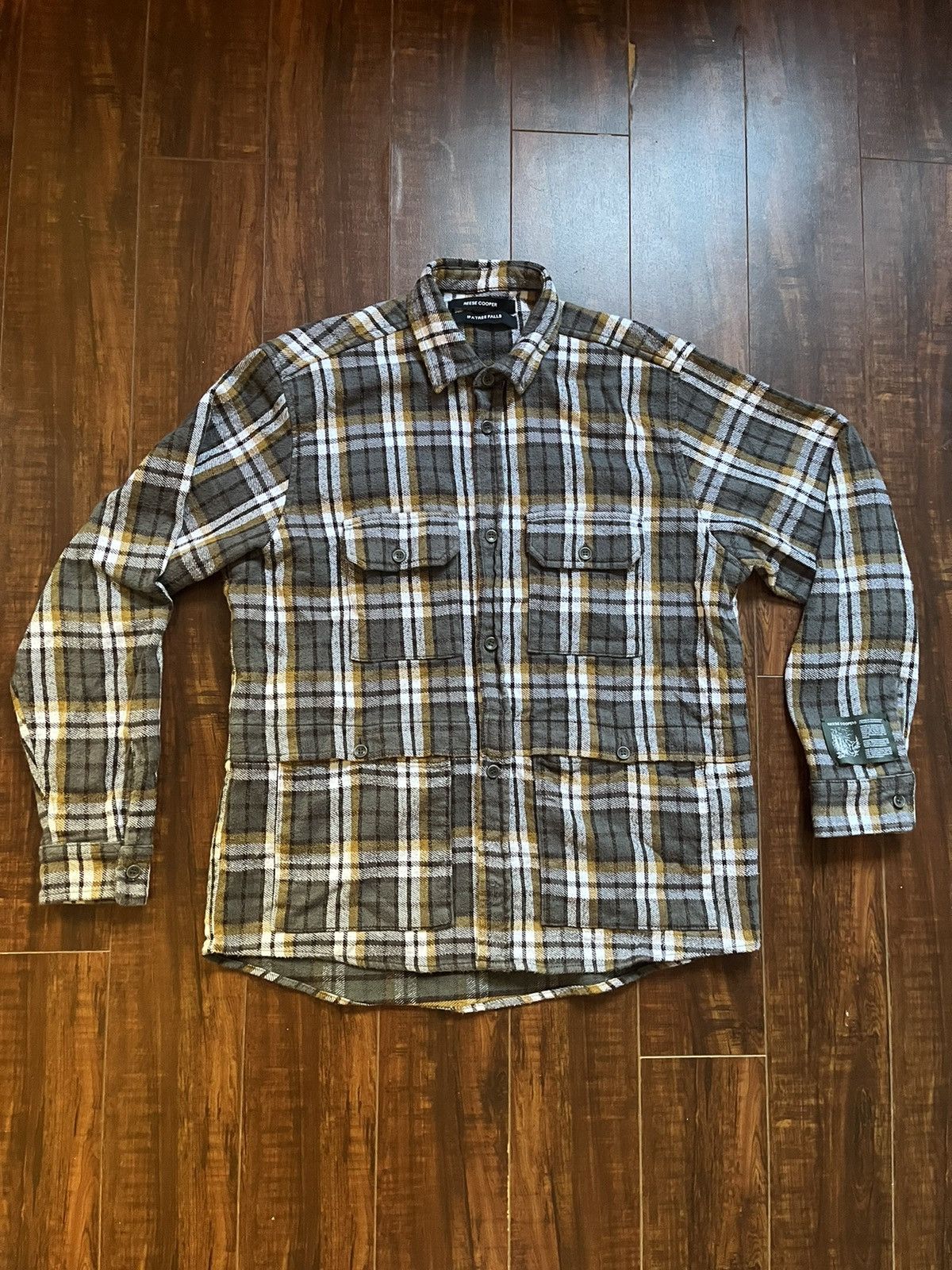 Reese Cooper Flannel Shirt Jacket Size US M / EU 48-50 / 2 - 1 Thumbnail