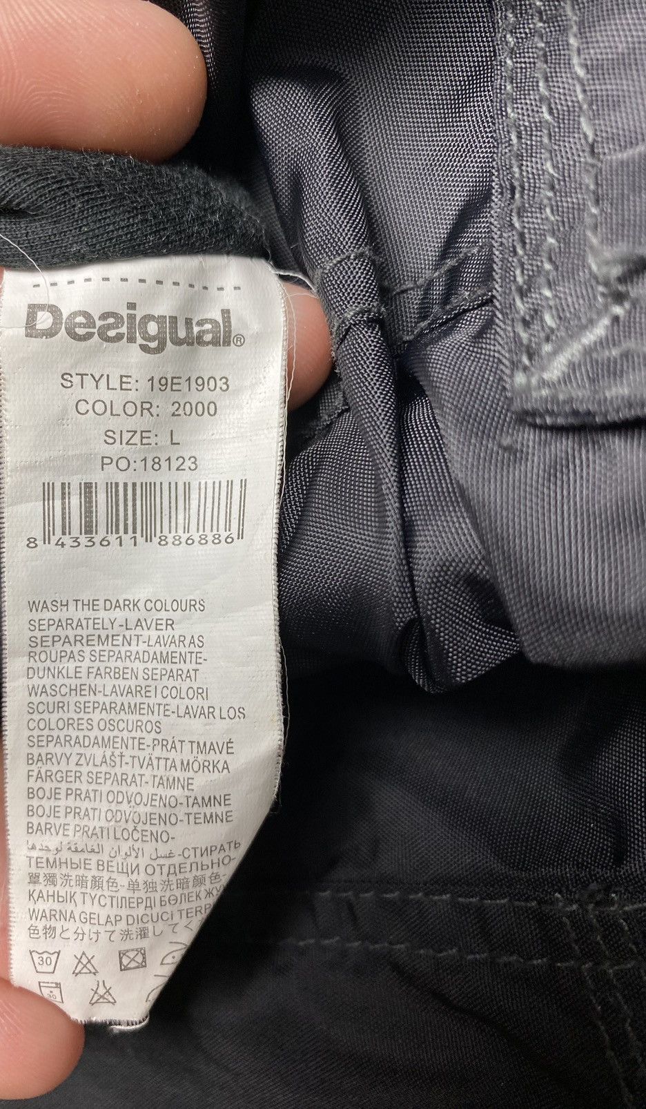 Desigual Desigual Streetwear Packable Hood Light Jacket Size L Size US L / EU 52-54 / 3 - 13 Thumbnail